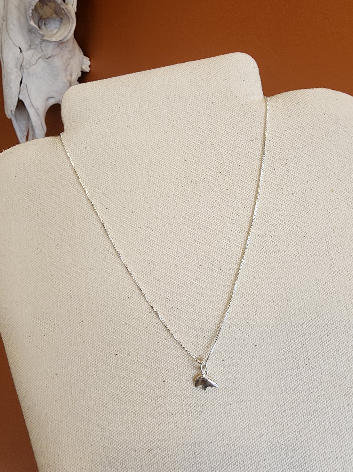 Sterling Silver Mini Bear Necklace