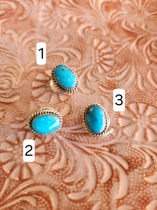Blue Gem Turquoise Hair Twist Pin