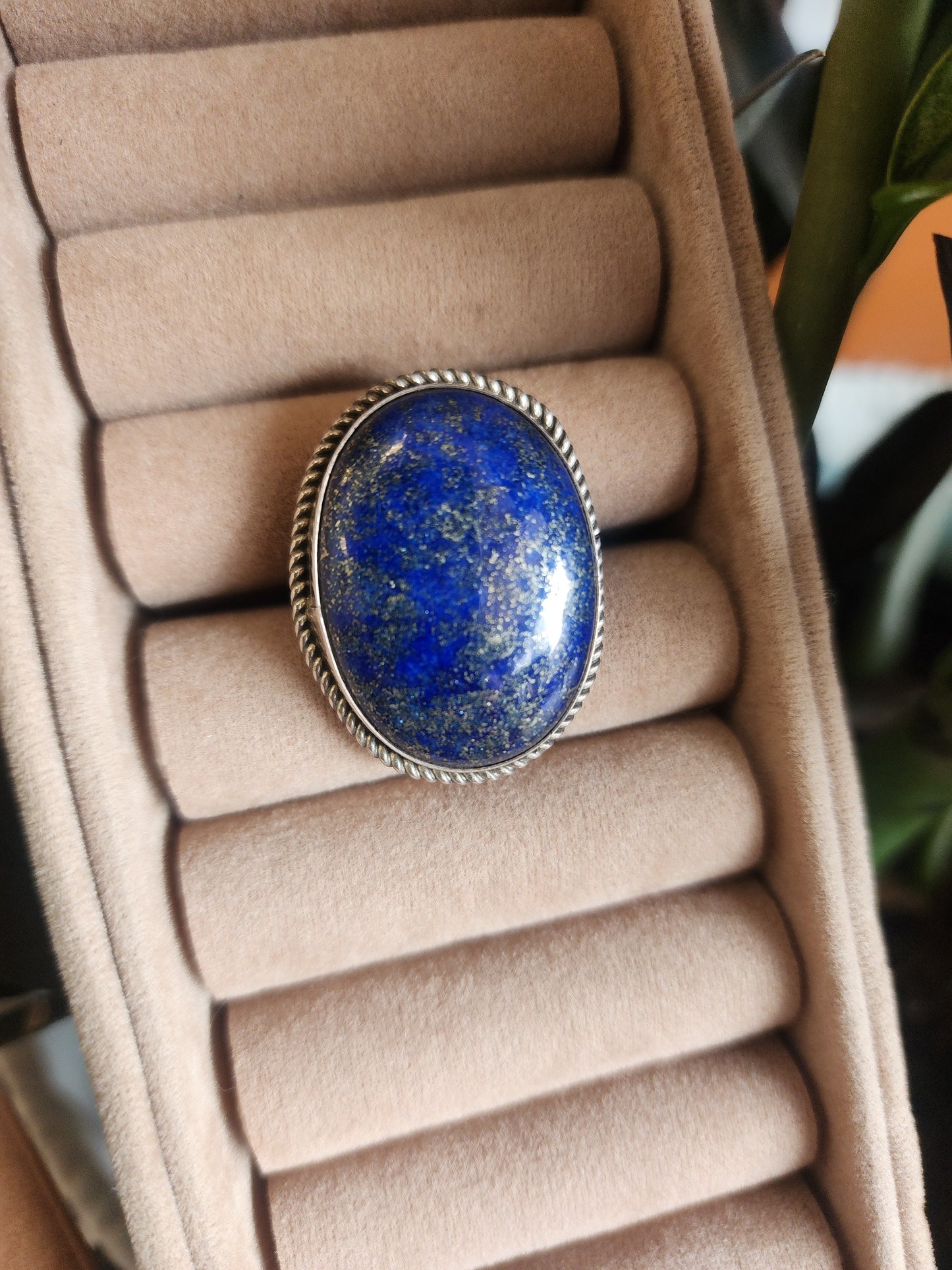 Lapis and Sterling Silver Ring