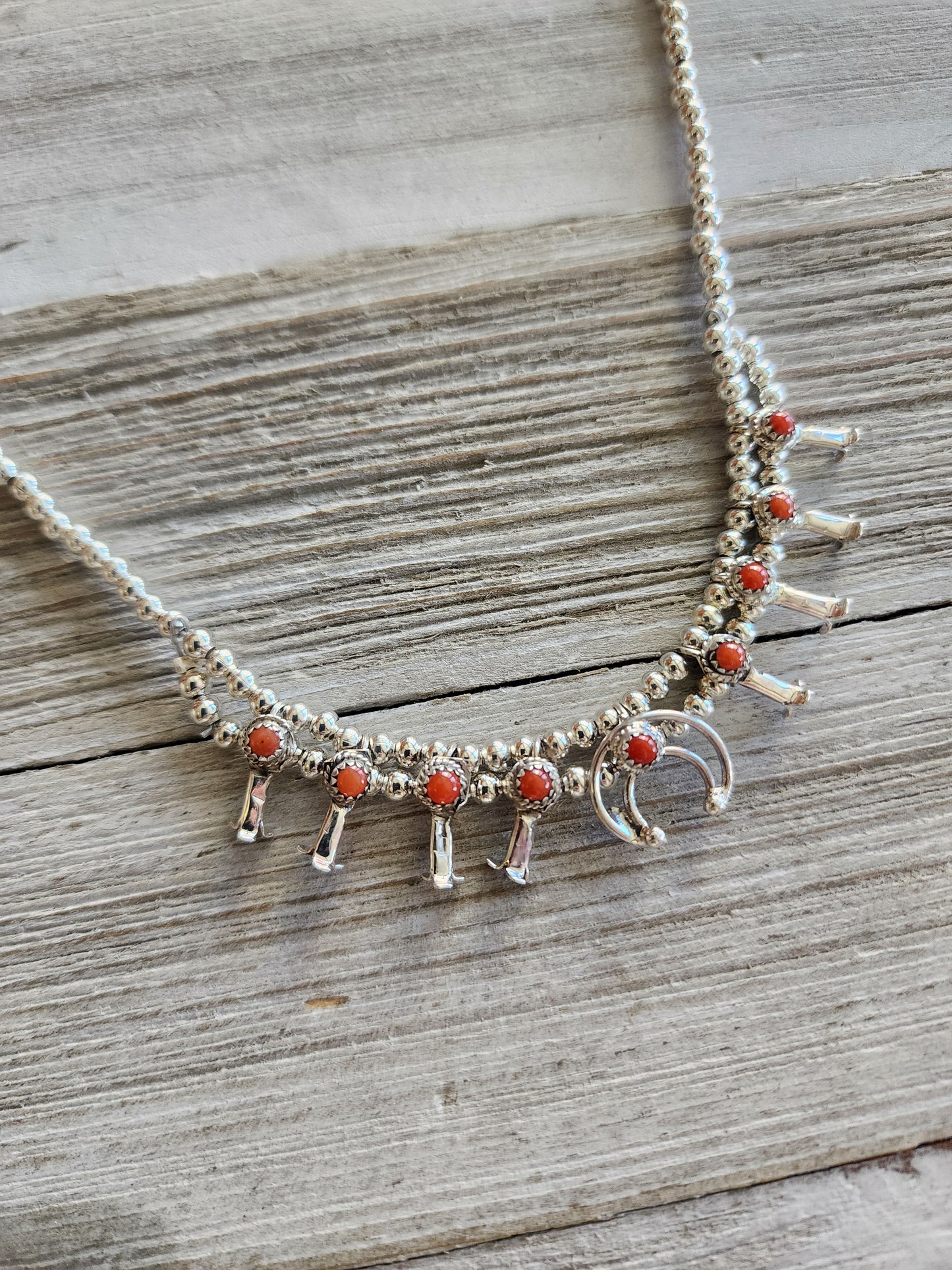 Petite Squash Blossom Necklace - Assorted Styles
