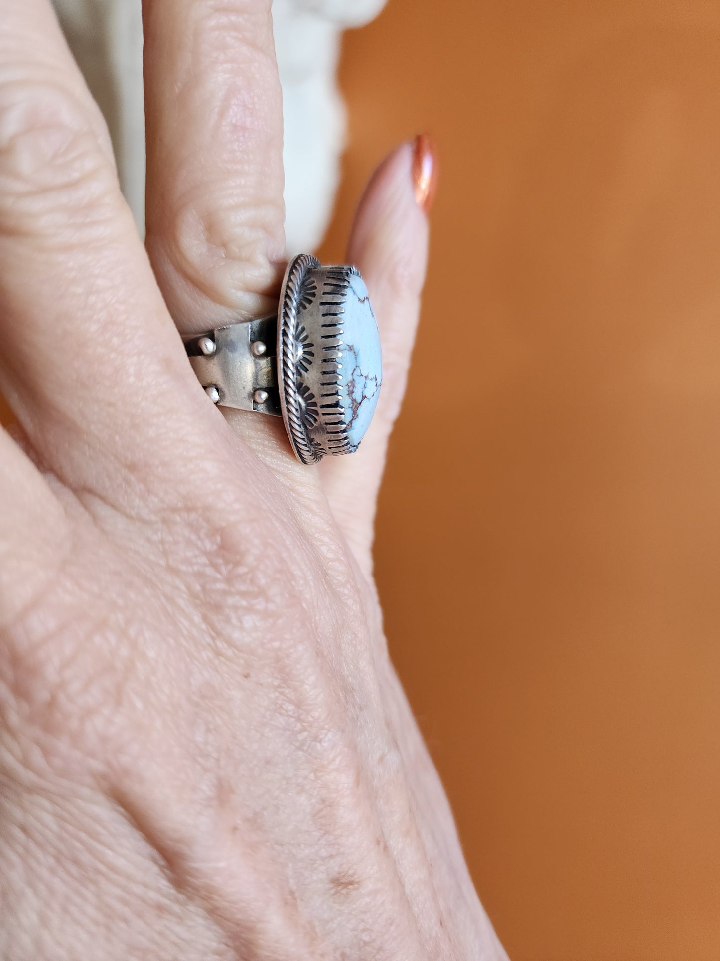 Oval Golden Hills Turquoise Ring