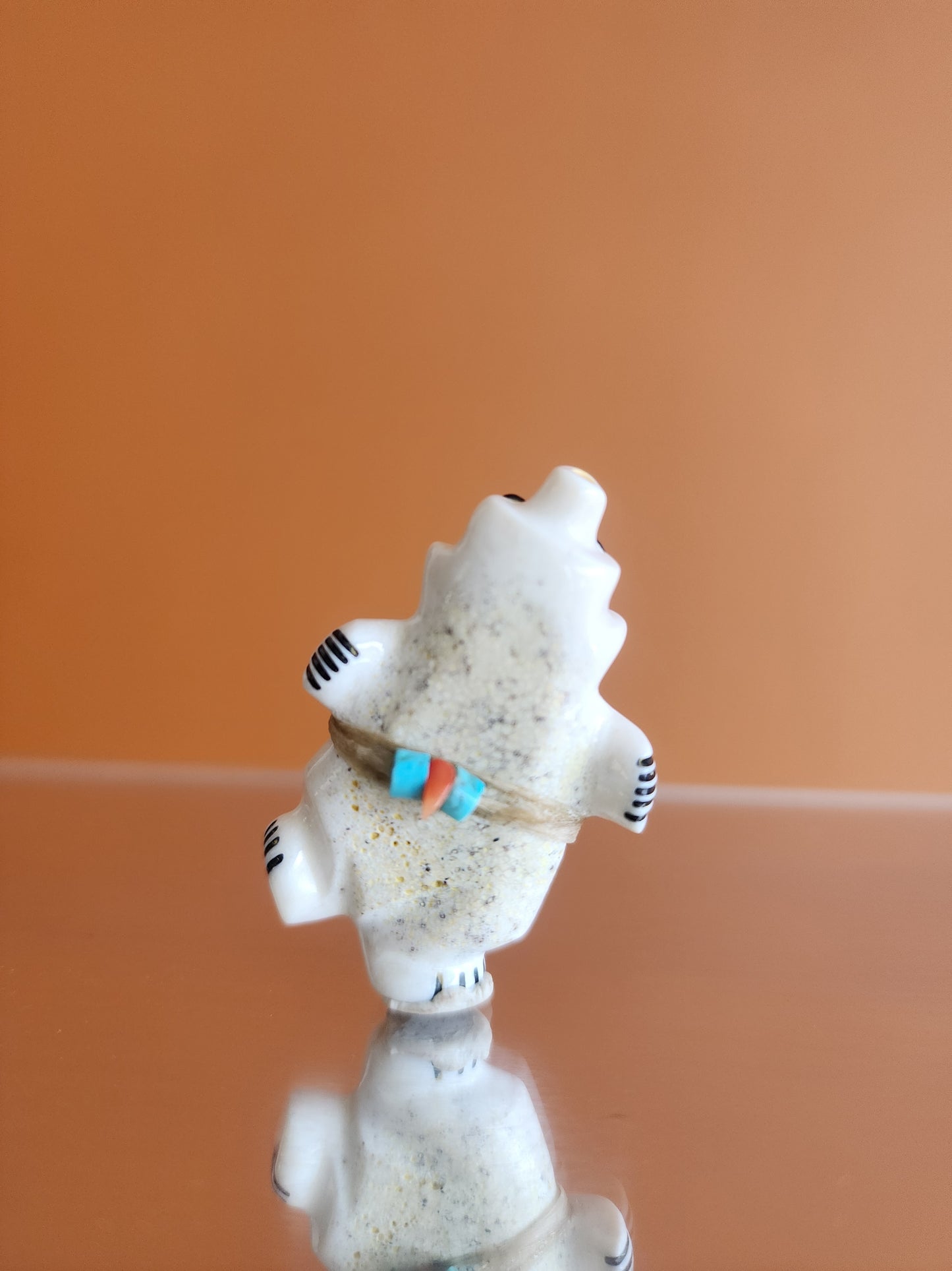 Zuni Elk Antler Dancing Bear Fetish