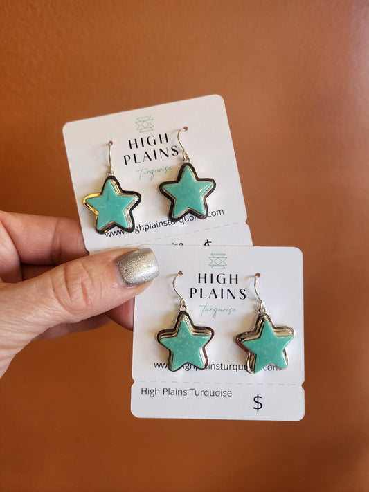 Campitos Turquoise Star Earrings