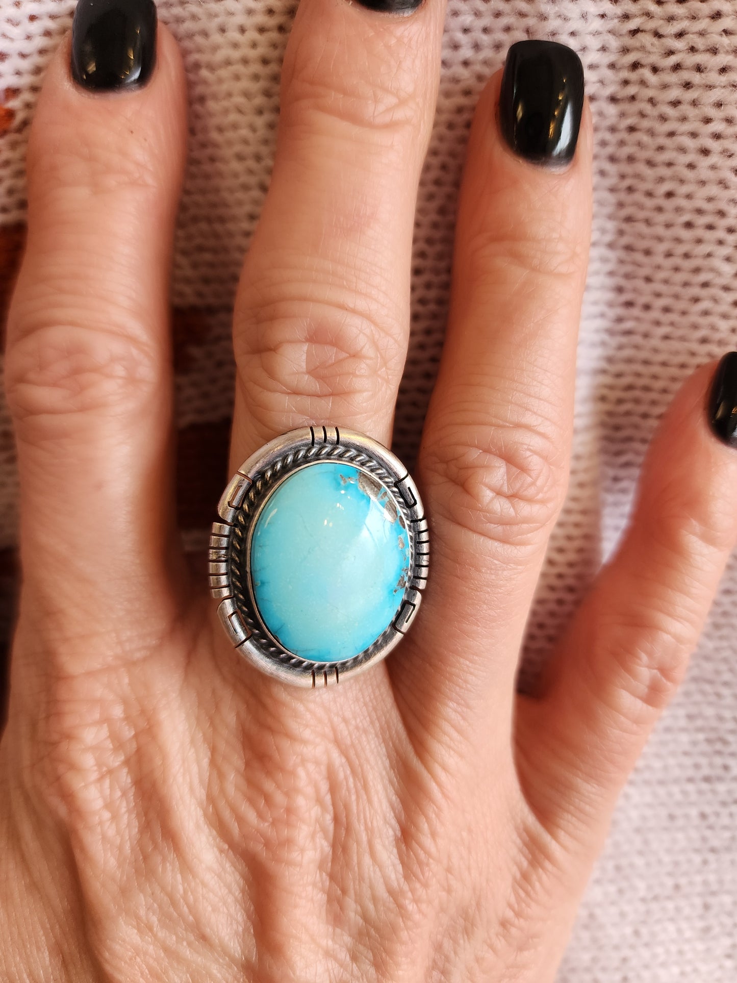 Sonoran Gold Turquoise Round Ring