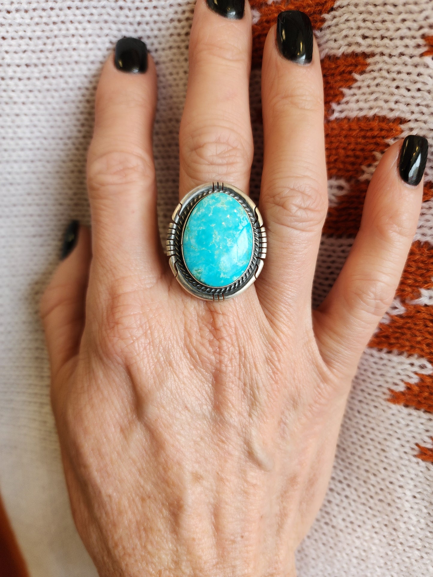 Sonoran Gold Turquoise Round Ring