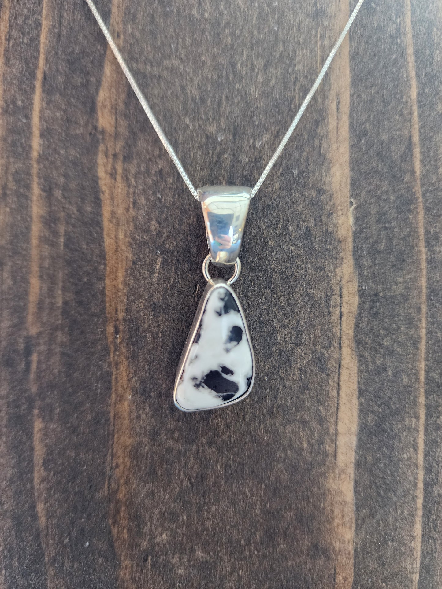 White Buffalo Pendant Necklace