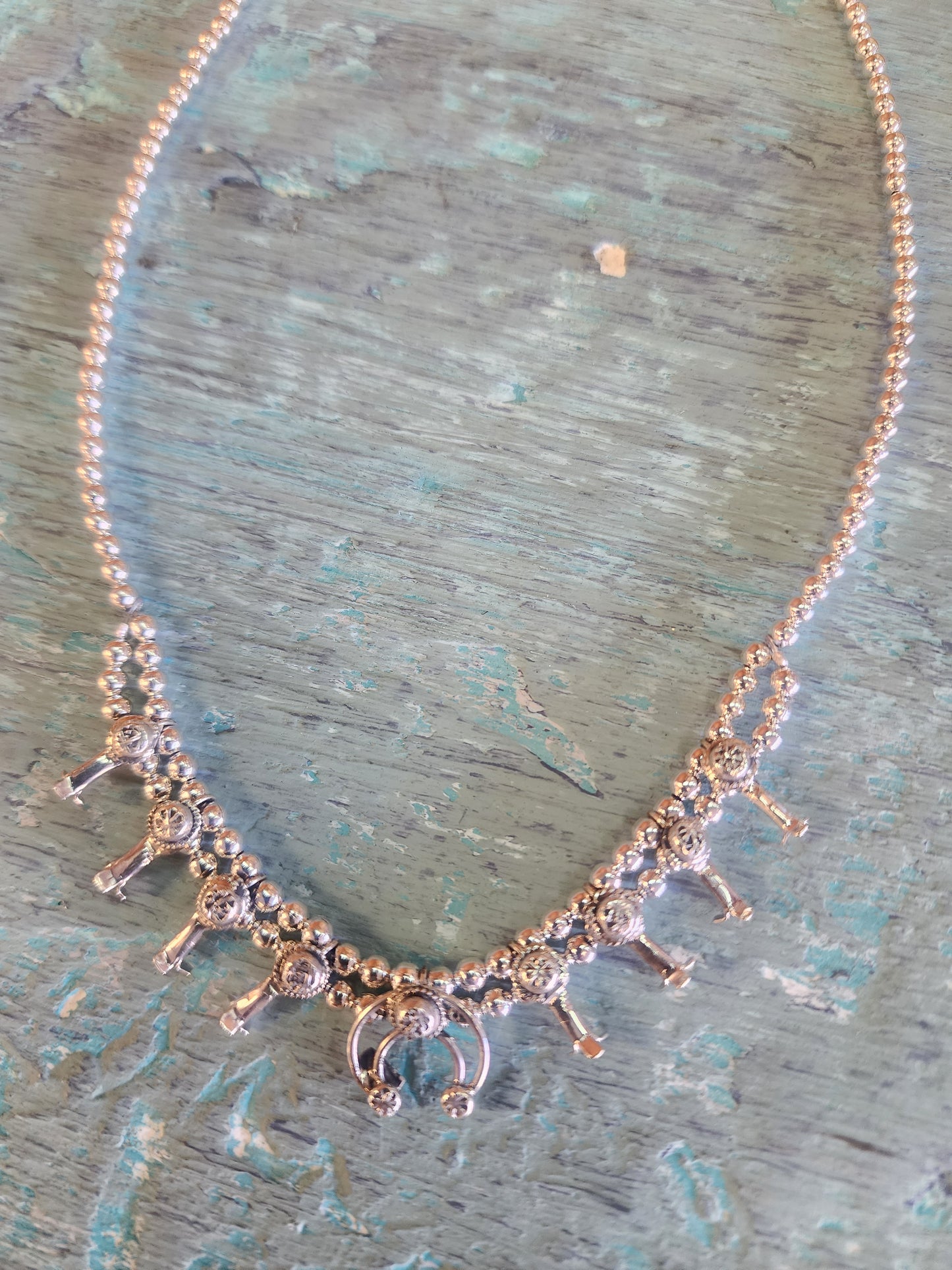Petite Squash Blossom Necklace - Assorted Styles