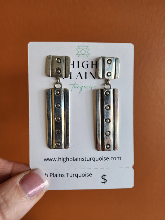 Dakota Willie Sterling Silver Dot Earrings