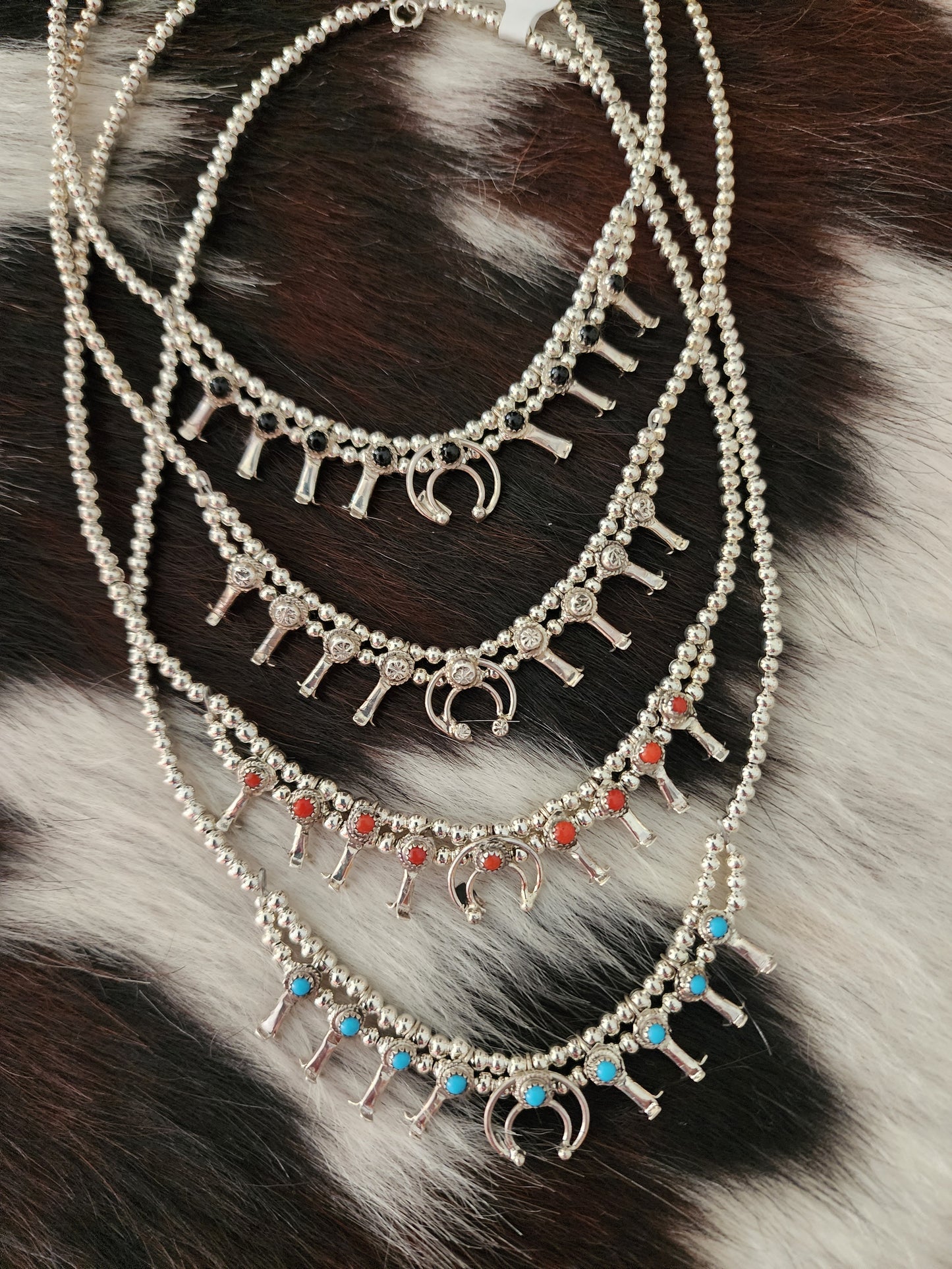 Petite Squash Blossom Necklace - Assorted Styles