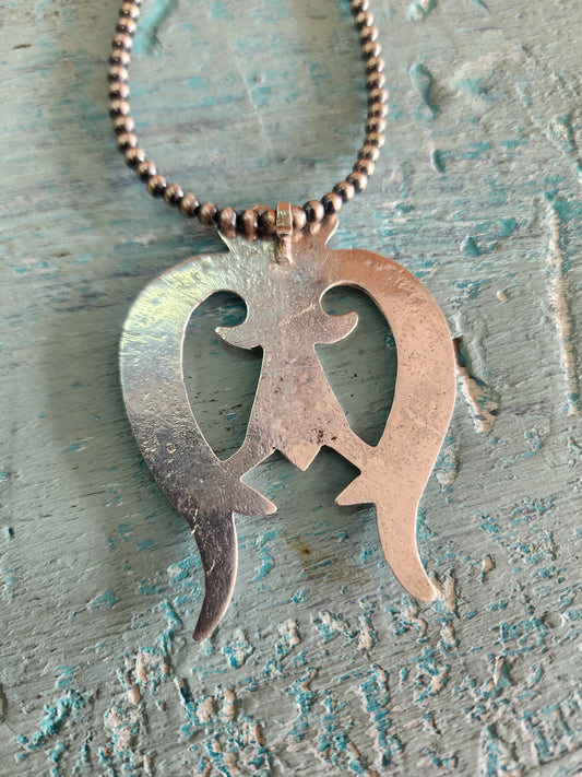 Vintage Sterling Silver Naja Squash Style Pendant