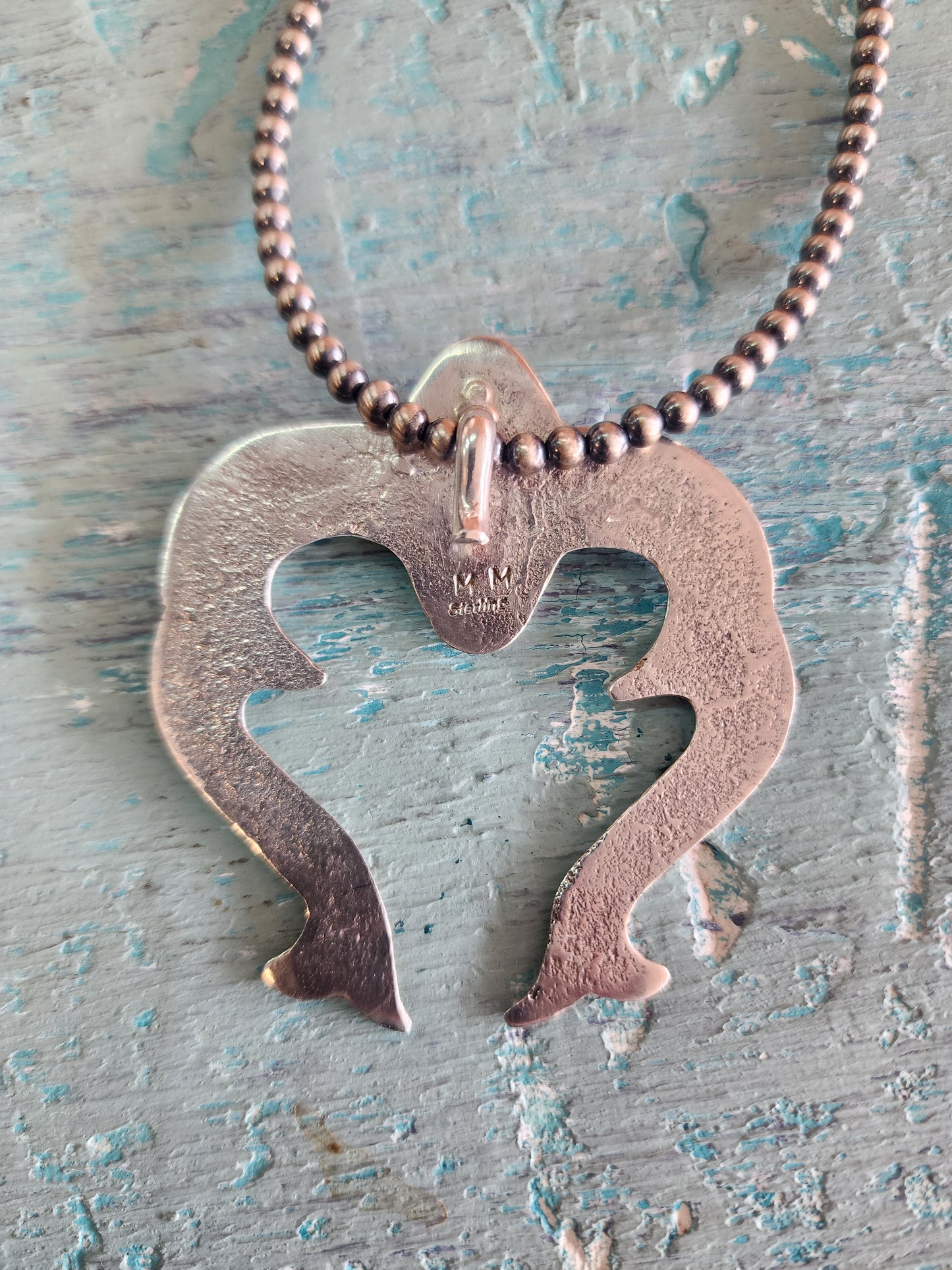Vintage Sterling Silver Naja Squash Style Pendant