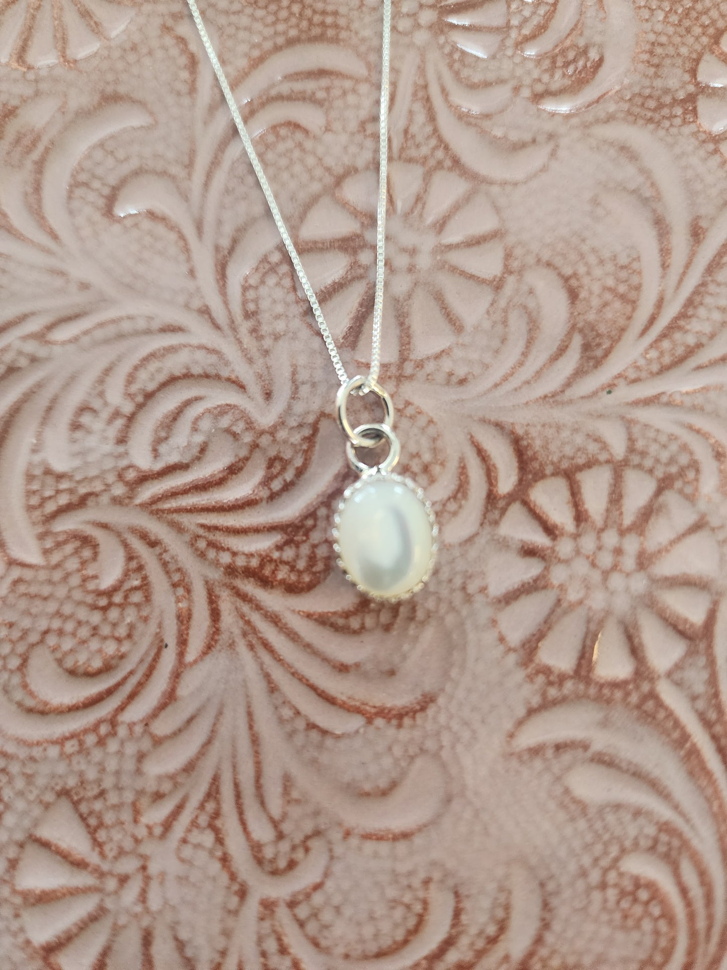 Mother of Pearl Sweetheart of the Rodeo Necklace