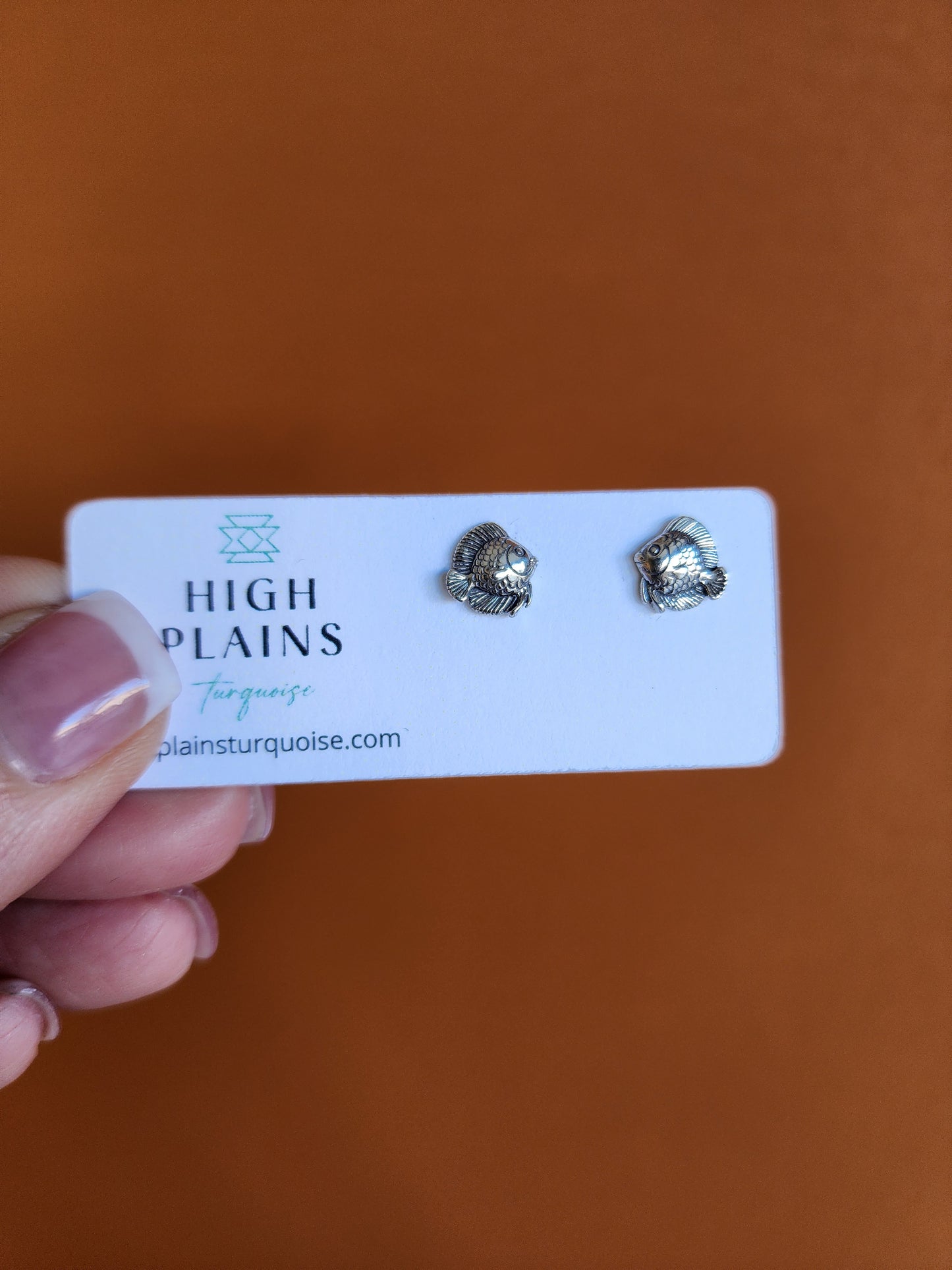 Sterling Silver Angelfish Earrings