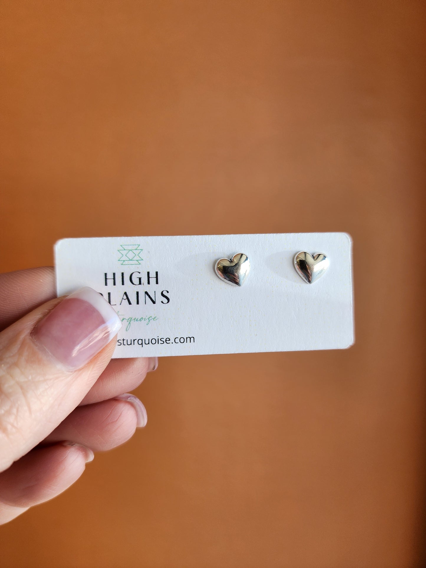 Sterling Silver Heart Earrings