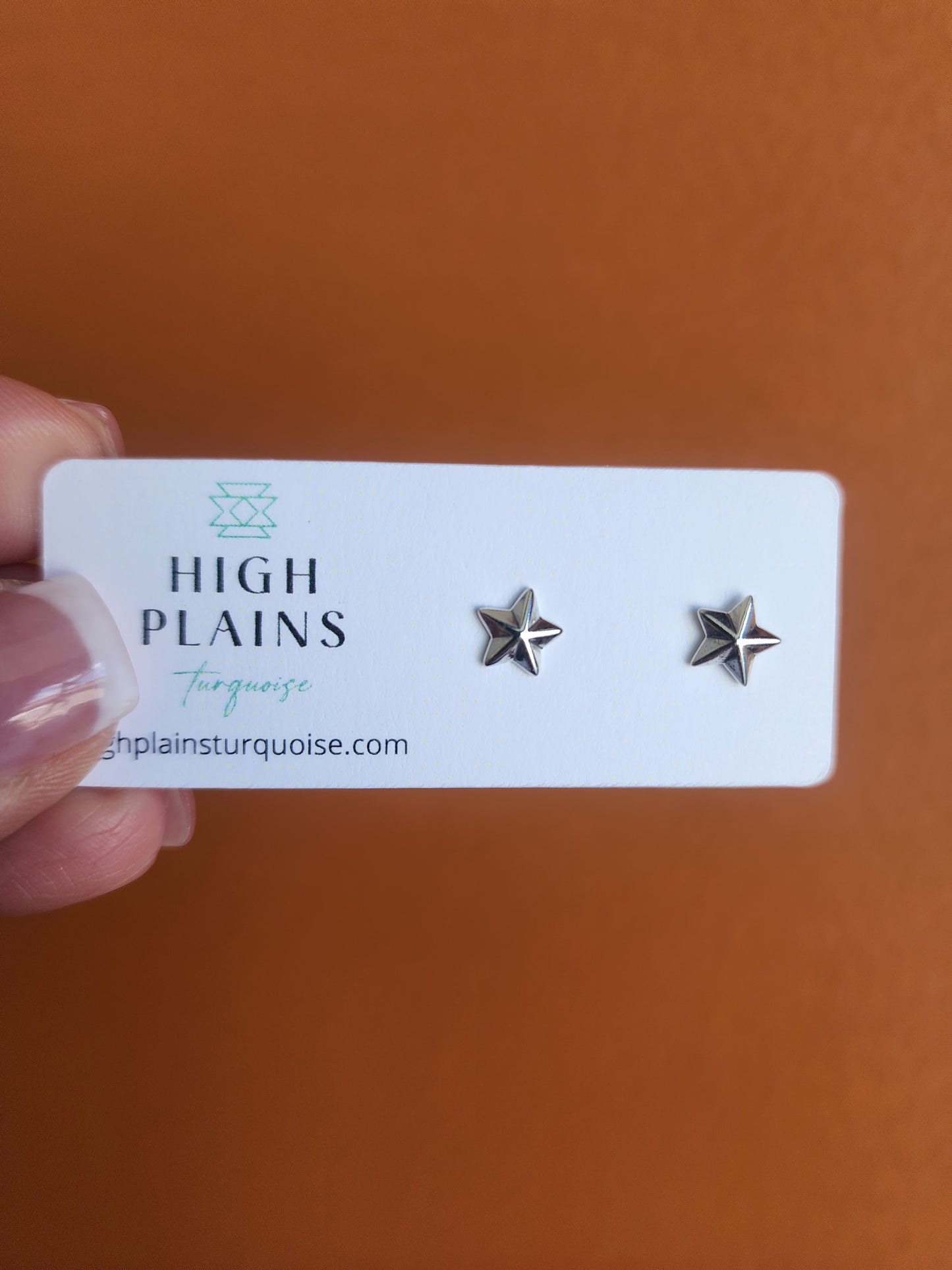 Sterling Silver Star Earrings