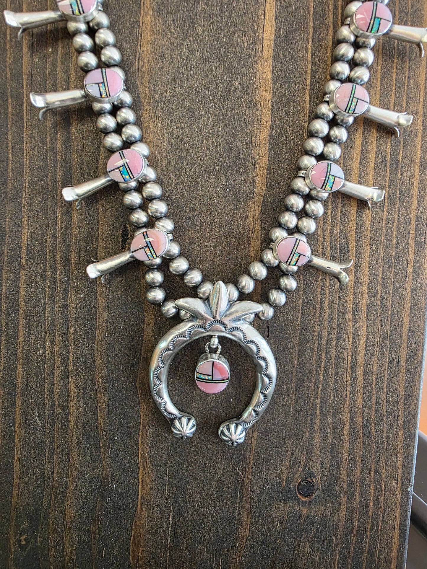 Pink Conch and Pink Mother of Pearl Squash Set