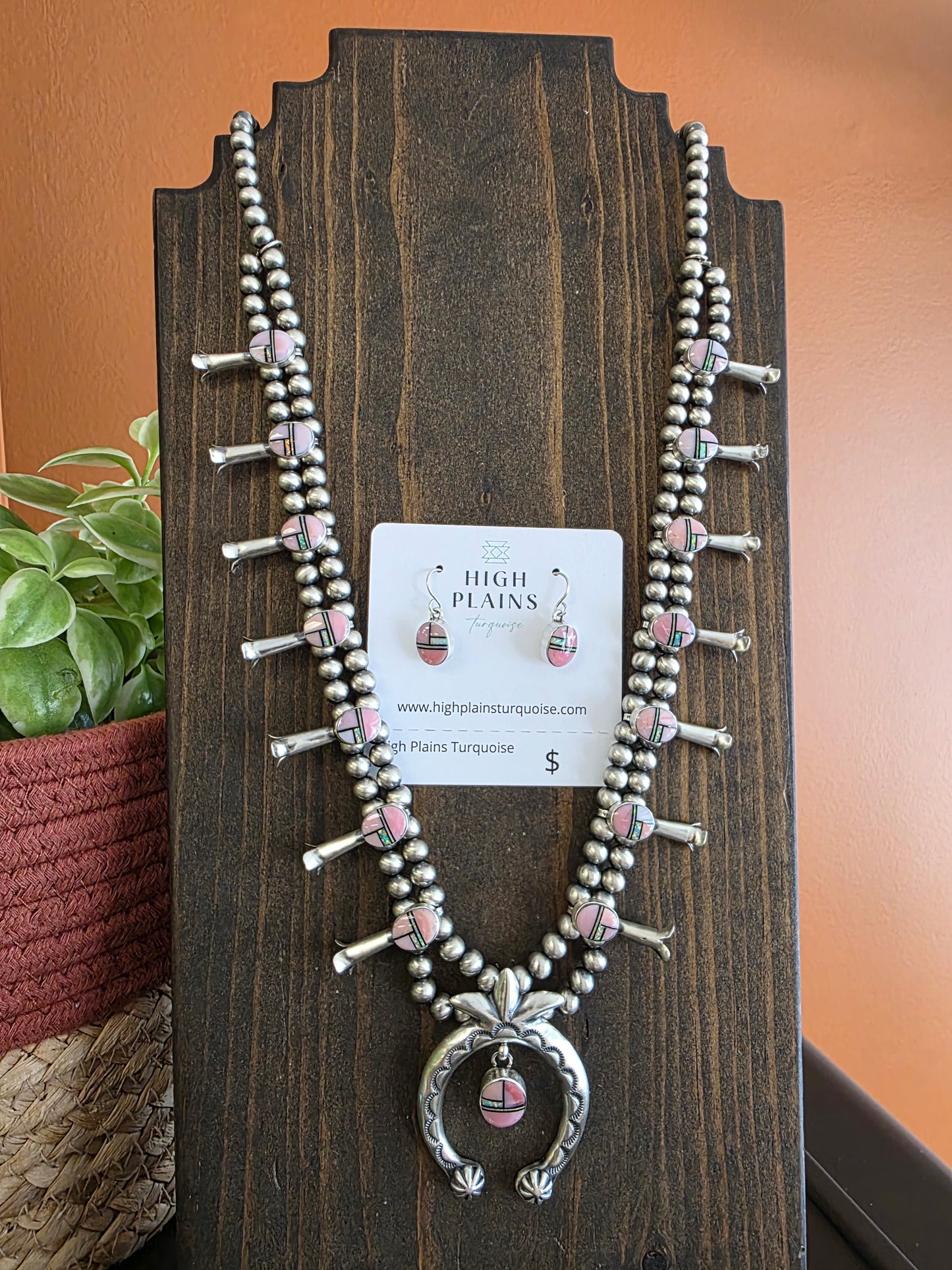 Pink Conch and Pink Mother of Pearl Squash Set