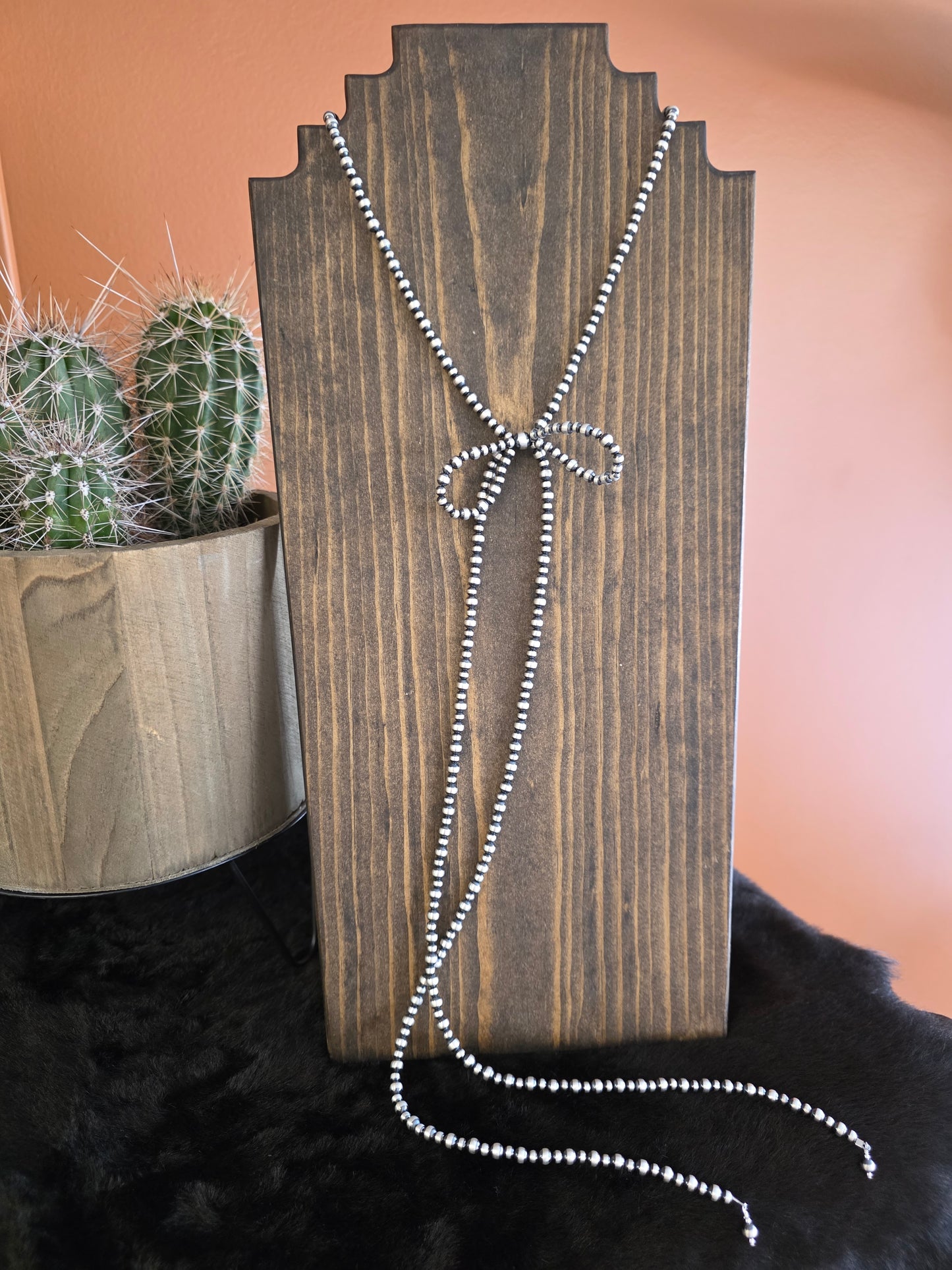 Sterling Silver Longtail Bowtie Necklace