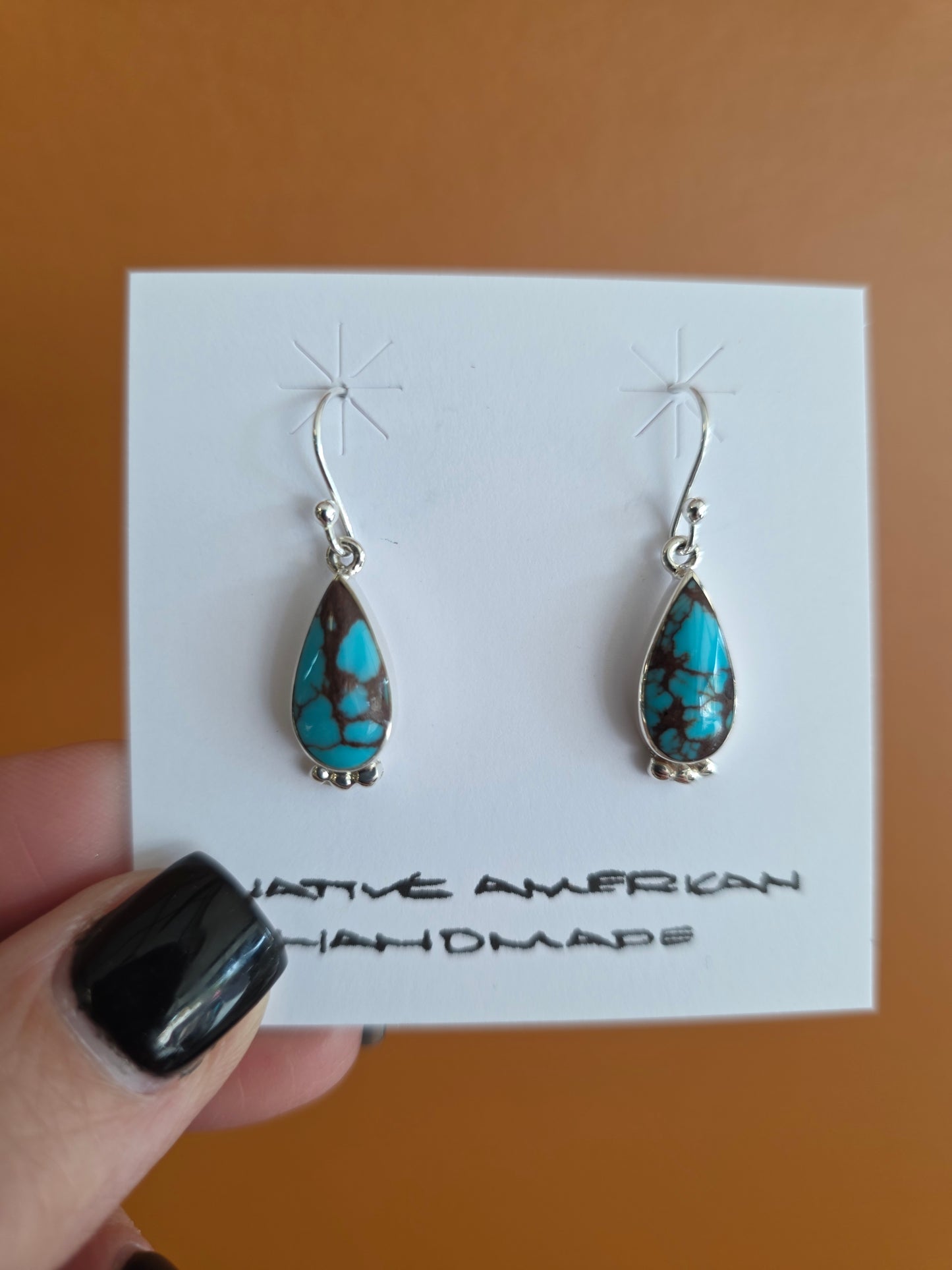 Elsie Armstrong Petite Turquoise Teardrop Earrings