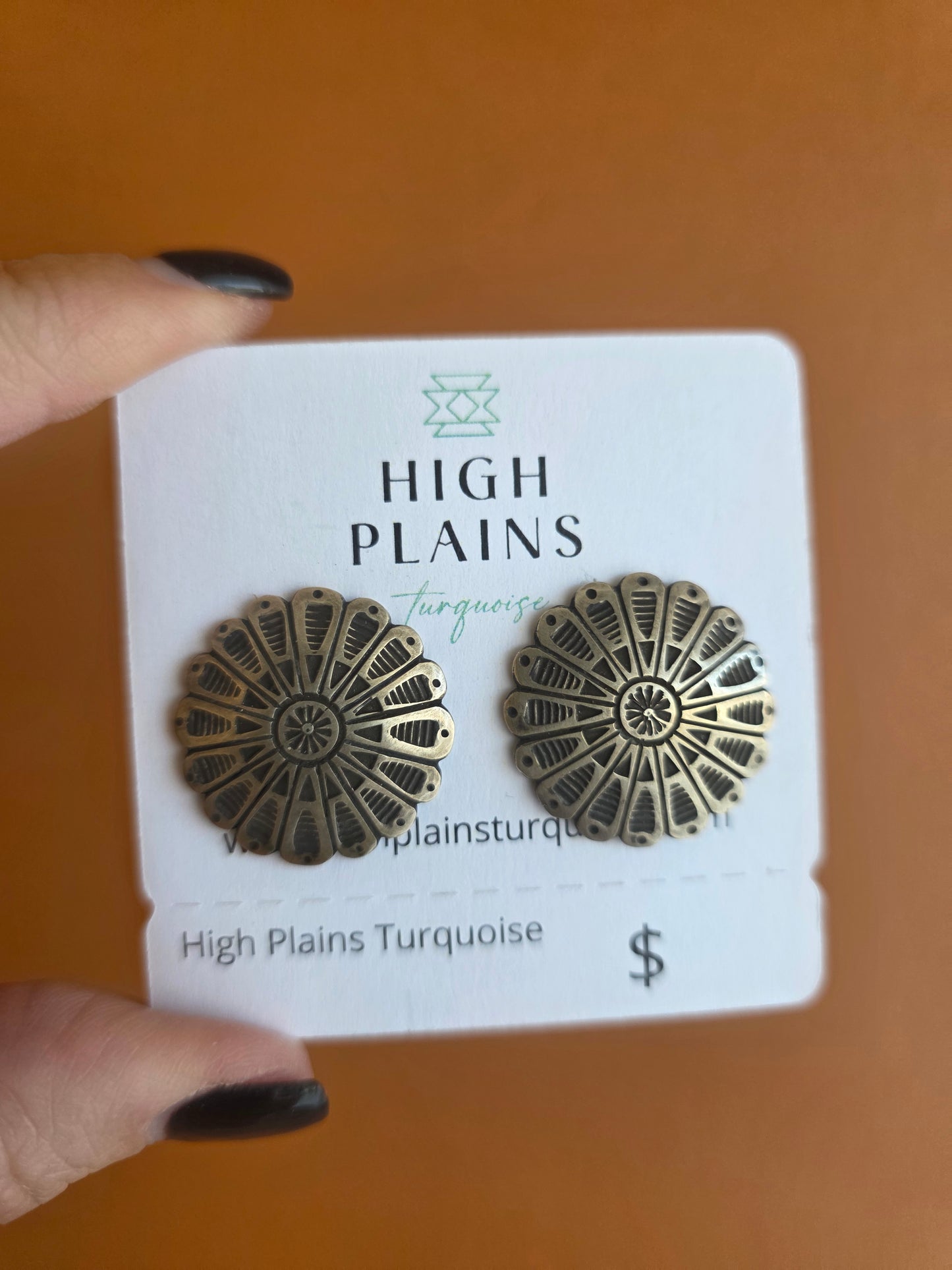 Heavy Gauge Sterling Silver Hand Stamped Earrings