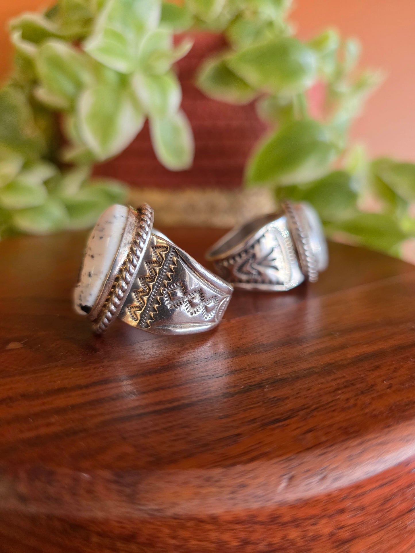 Phillip Sanchez Men's White Buffalo Ring