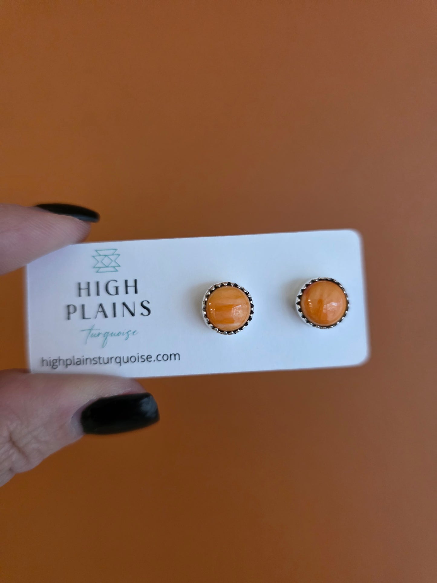 9mm Serrated Stud Earrings (various styles)