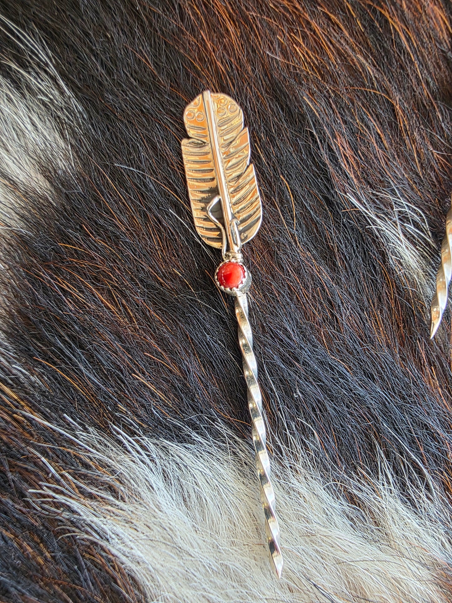Sterling Silver Feather Toothpick