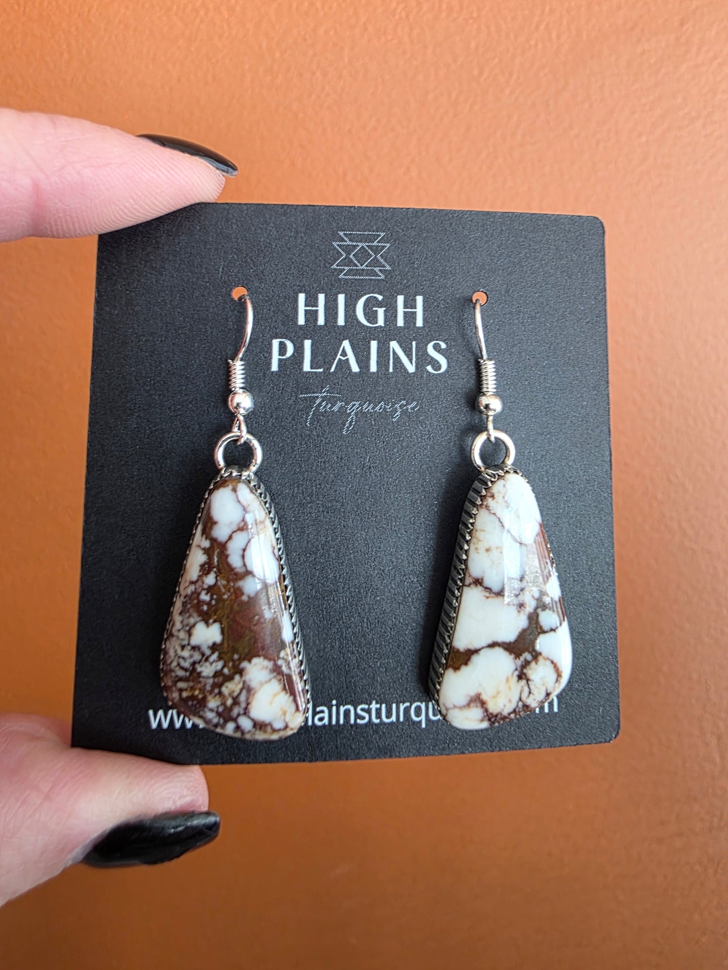 Navajo Wild Horse Drop Earrings
