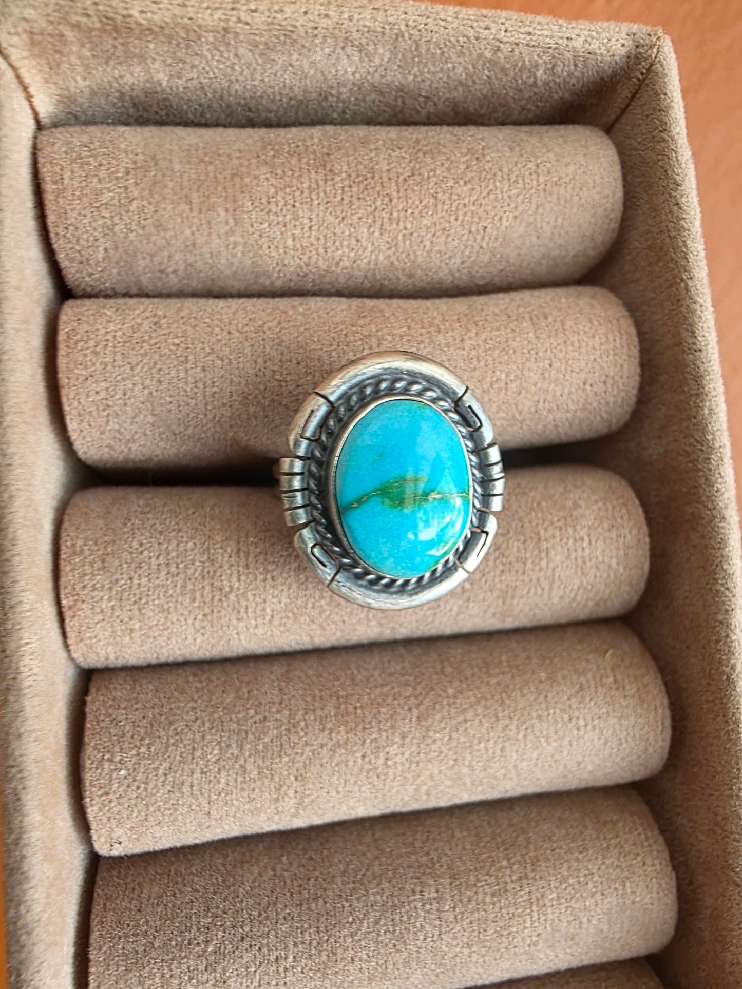 Southwest Sky Sonoran Gold Turquoise Ring