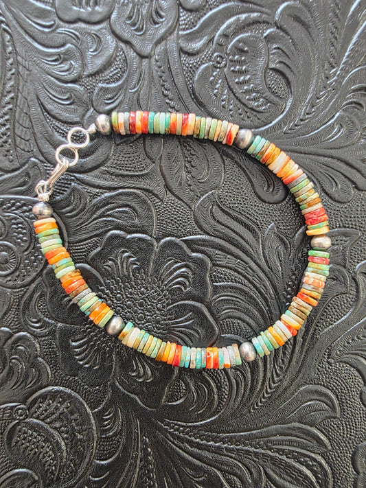 Southwest Sunrise Heishi Bracelet