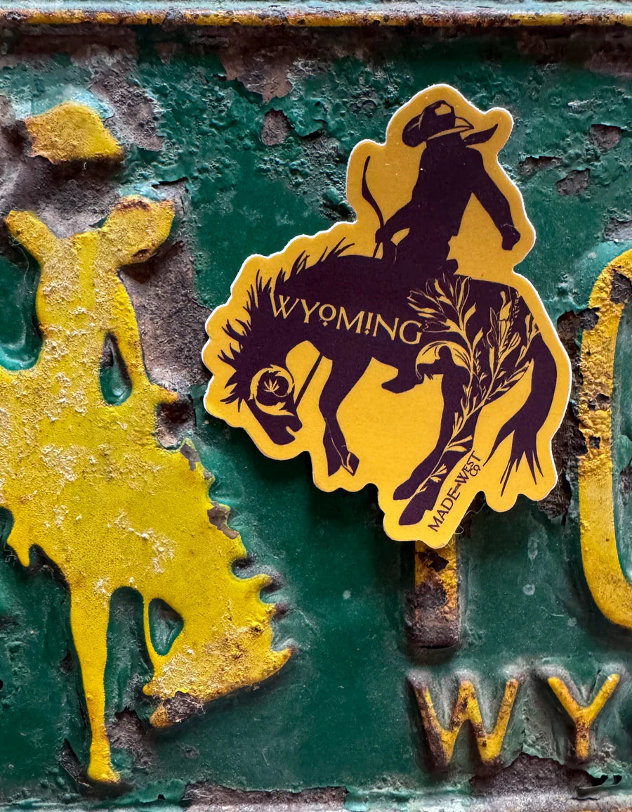 Cowboy Bronc Sticker