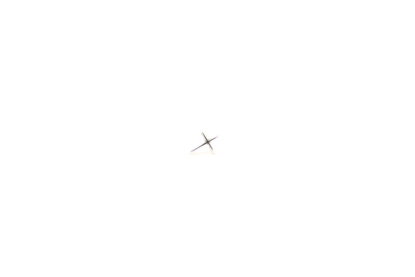 Sterling Silver Cross Earrings