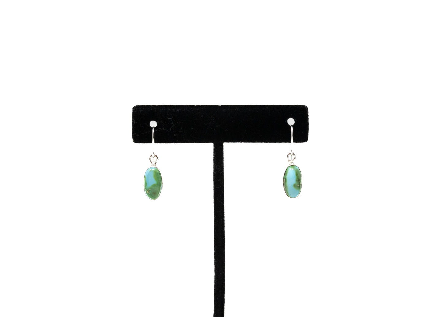 Perfectly Stated Sonoran Gold Turquoise Oval Earrings