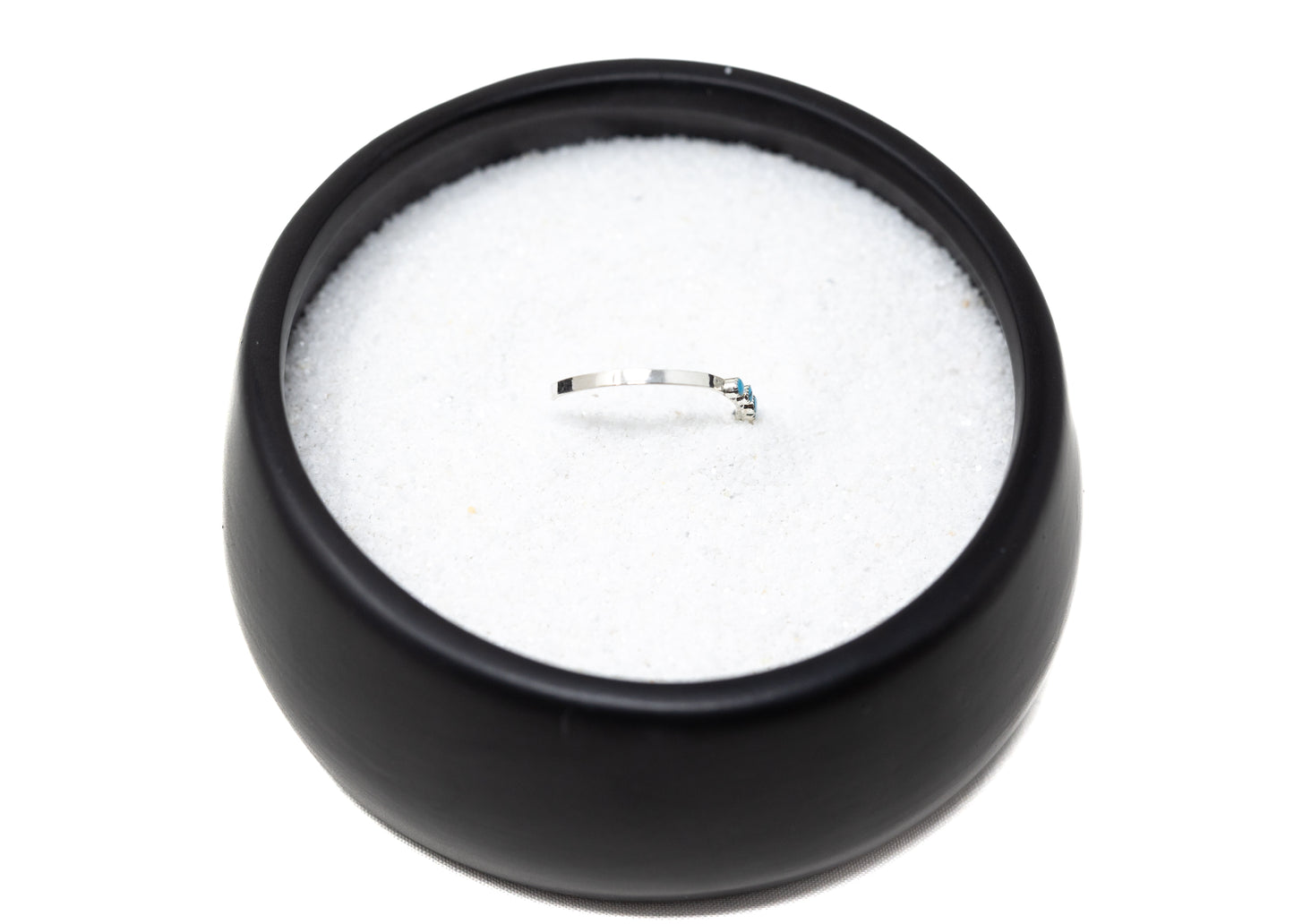 5-Stone Kingman Turquoise Baby Cuff