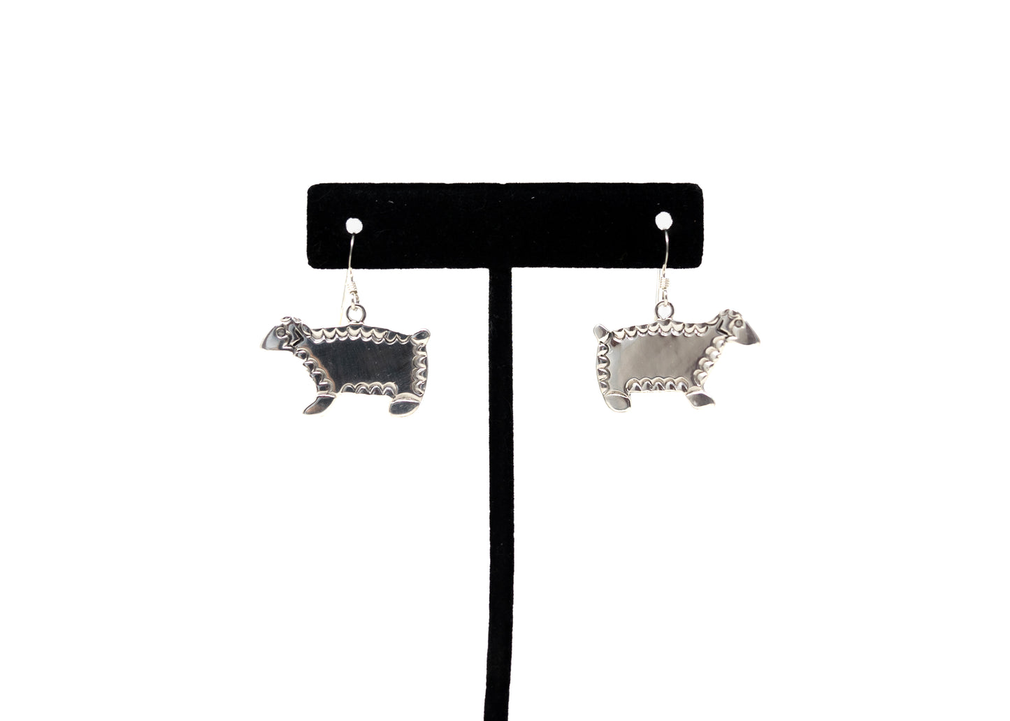 Sterling Silver Sheep Earrings