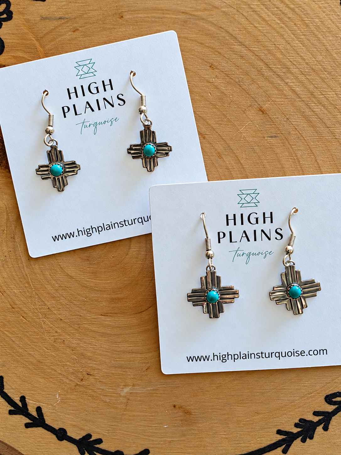 Zia Sterling Kingman Earrings