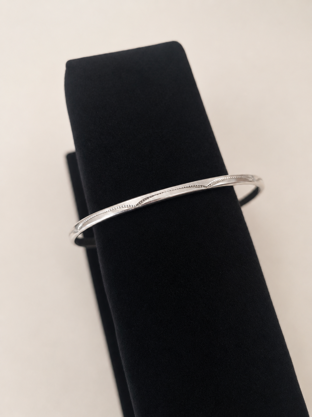 Elaine Tahe 3mm Sterling Silver Flat Stock Stacker Cuff
