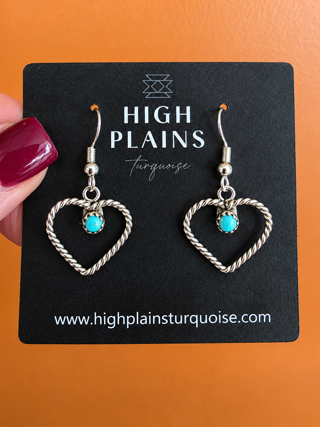 Turquoise Sweetheart Earrings