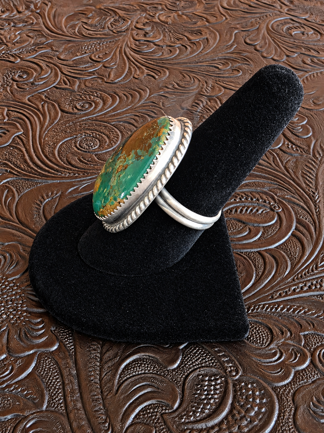 Large Stone Royston Teardrop Statement Ring