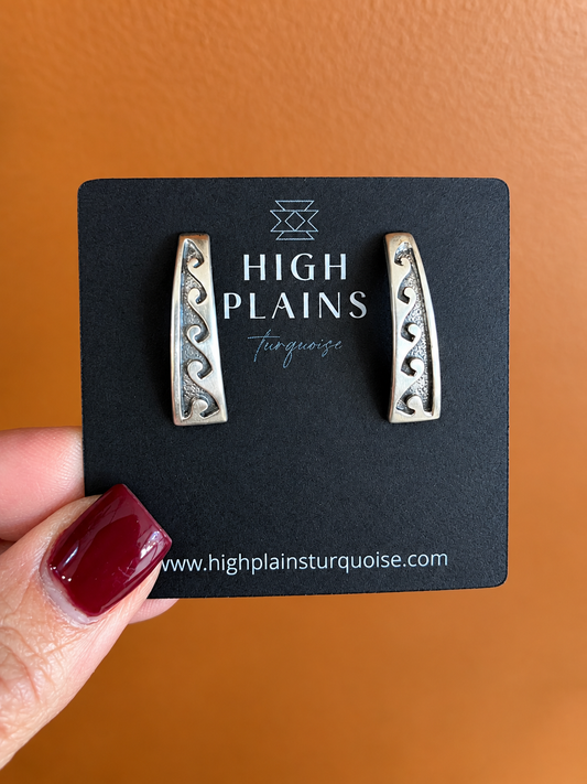 Sterling Wave Earrings
