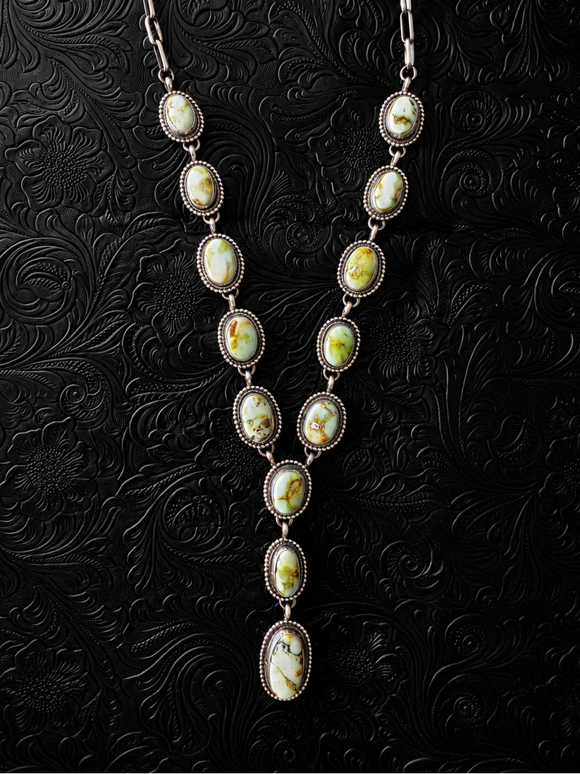 Travis Jim Palomino Lariat Necklace