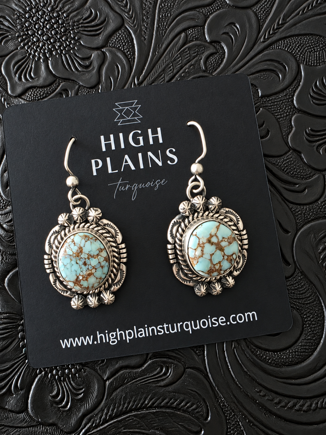 Melvin Francis Lone Mountain Turquoise Lariat Necklace Set