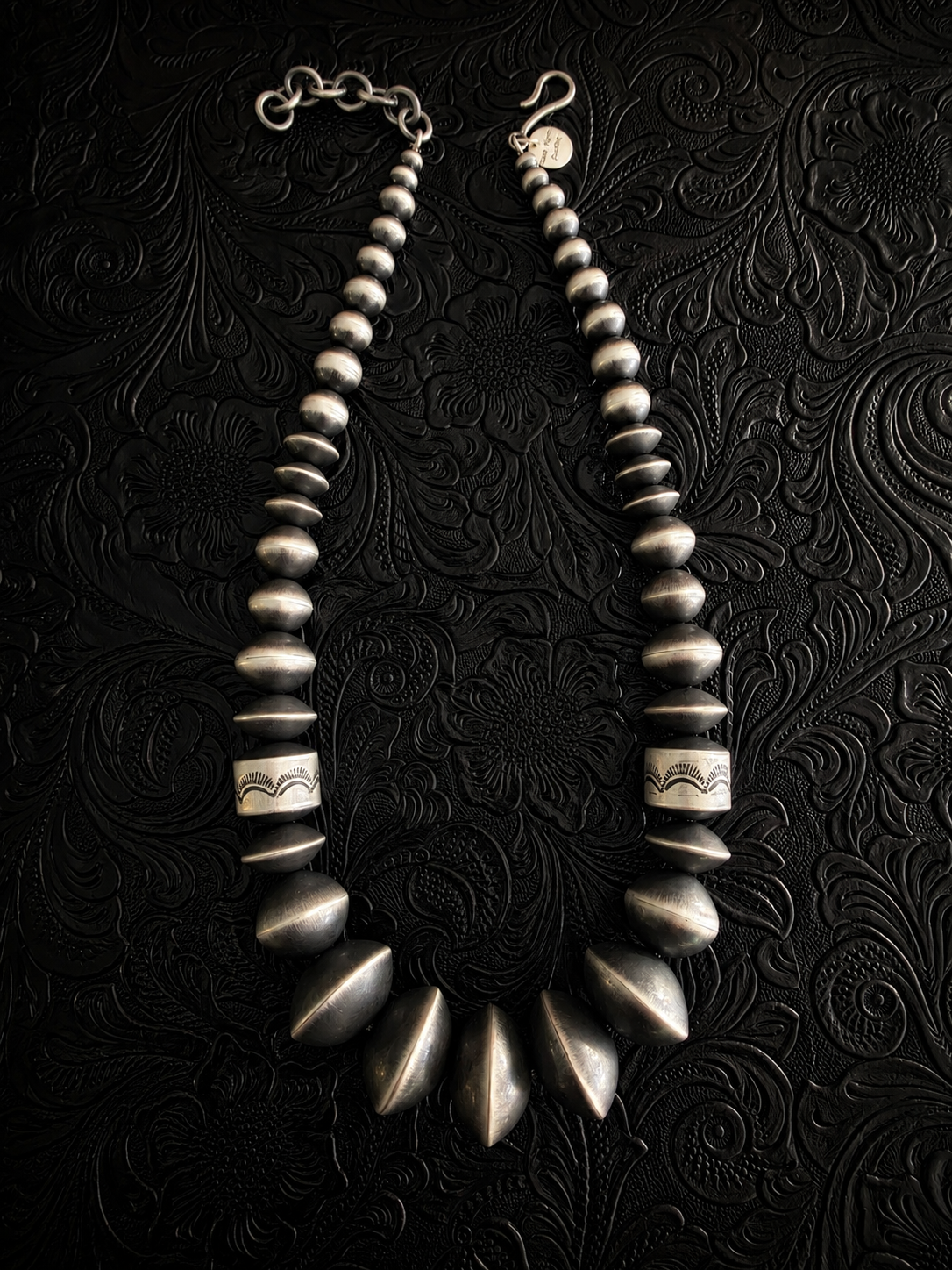 Rose Martin Handmade Navajo Pearl Mixed Bead Statement Necklace