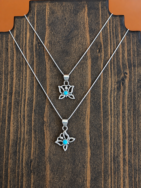 Simply Sweet Dolly Butterfly Pendant Necklace