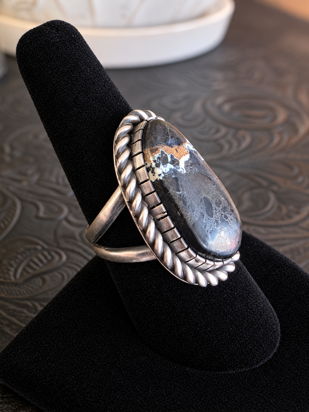 Midnight Shadow Blackjack Ring