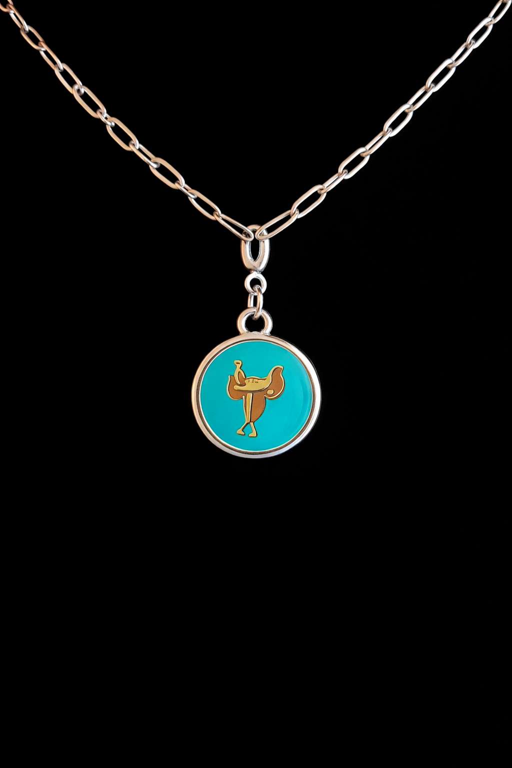 Hand Painted Western Round Charms (Small)