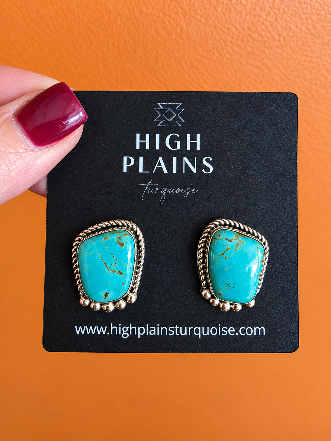 Open Range Kingman Turquoise Earrings