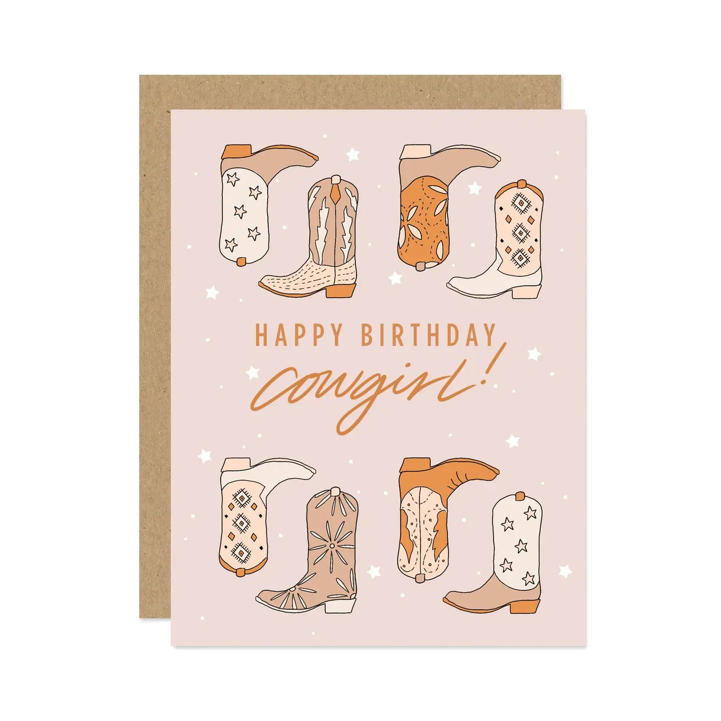 Happy Birthday Cowgirl Card