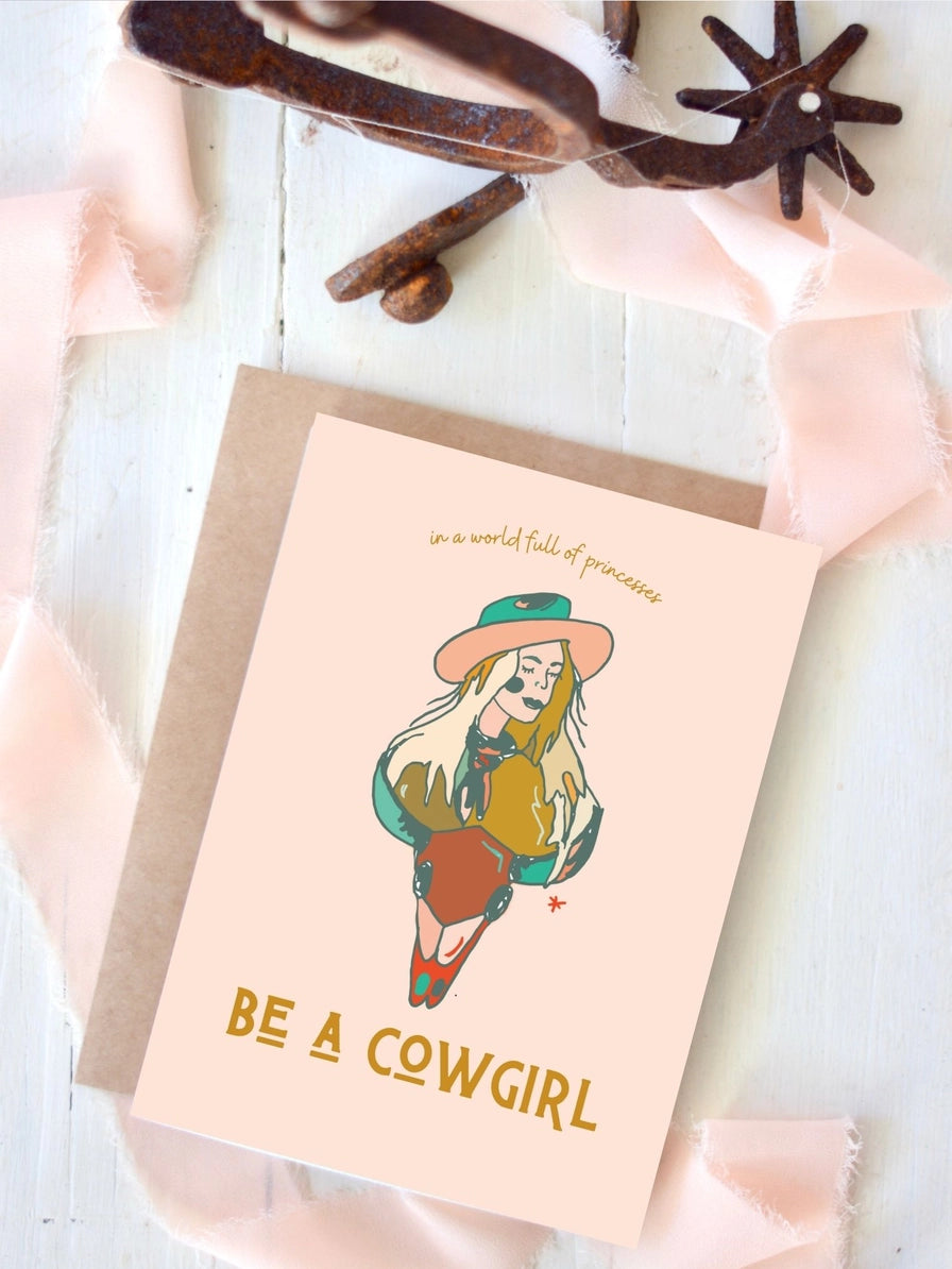 Be a Cowgirl Card