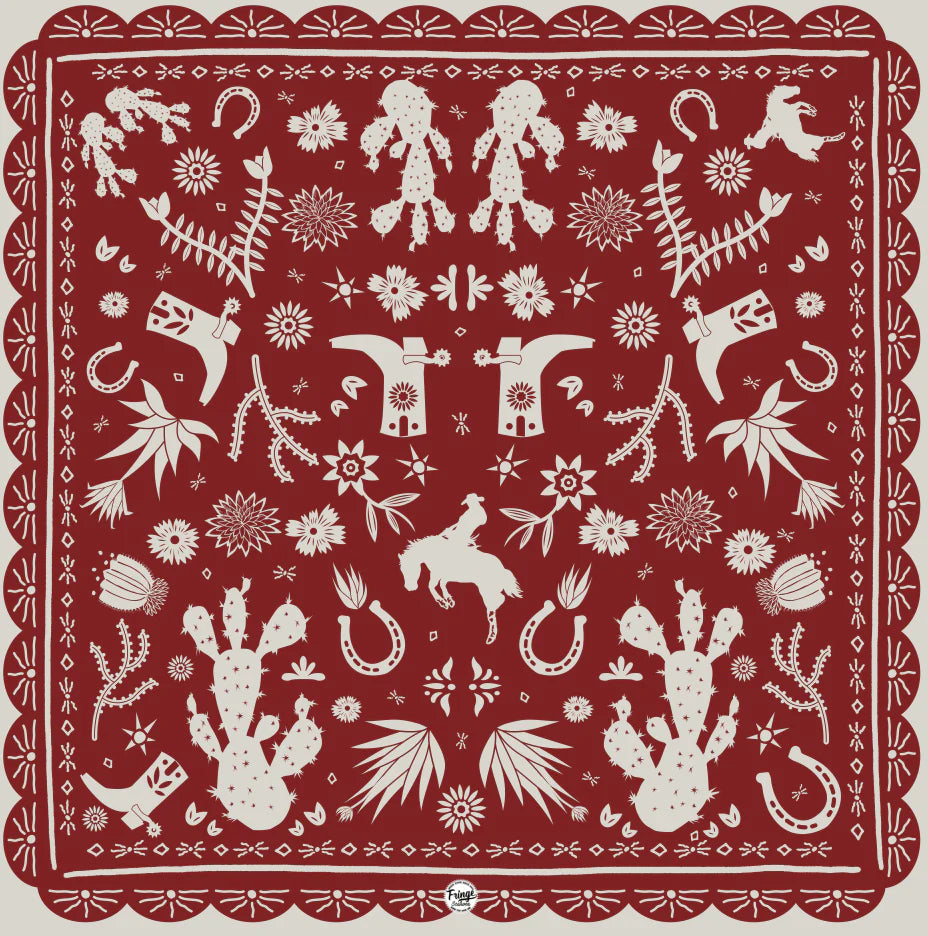 Down South Doily Bandana by Fringe Scarves